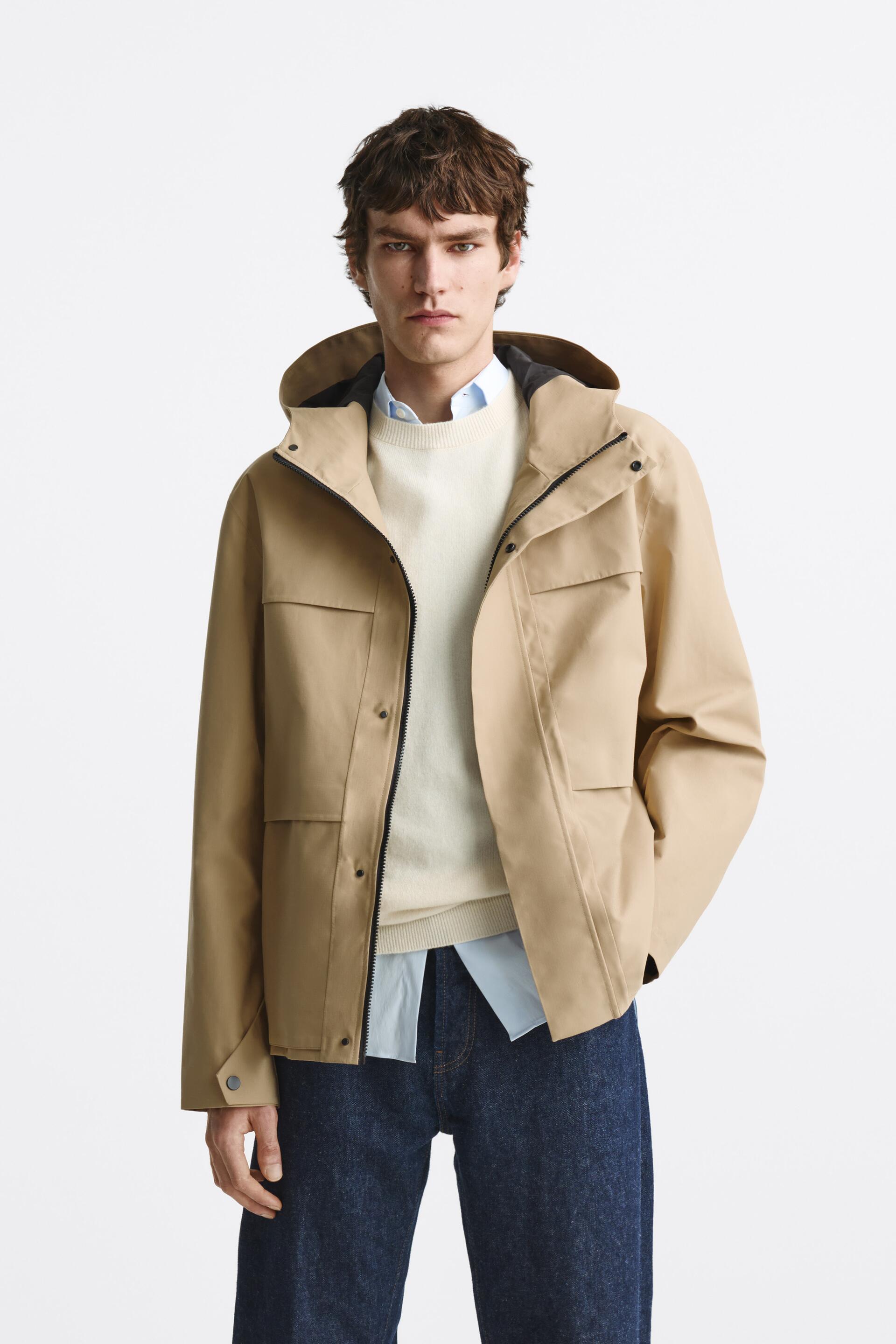 

Ветровка мужская ZARA 05320602 бежевая M (доставка из-за рубежа), Бежевый, 05320602