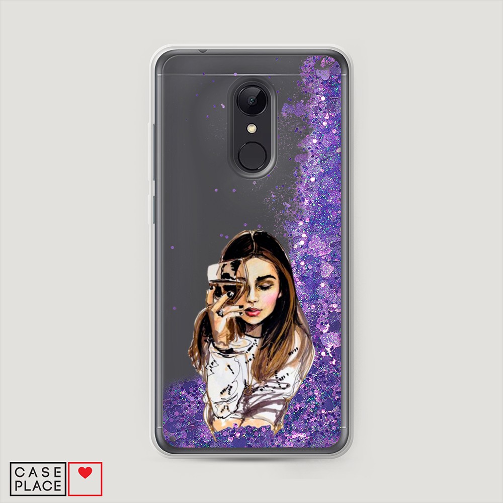 

Чехол Awog на Xiaomi Redmi 5 "Девушка с бокалом", Разноцветный, 33092-1