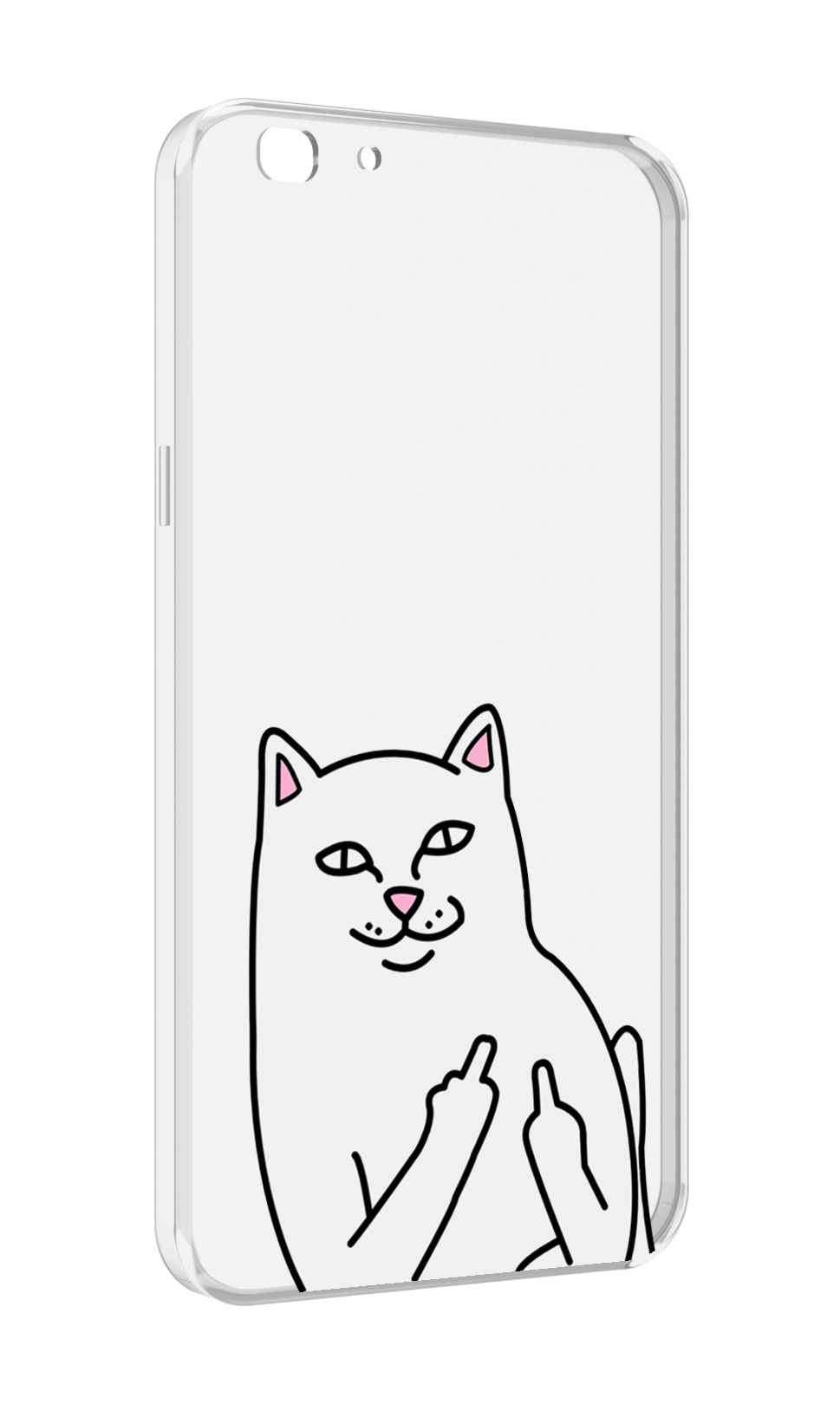 

Чехол MyPads котяра для Oppo A77/F3 (2017 год), Прозрачный, Tocco
