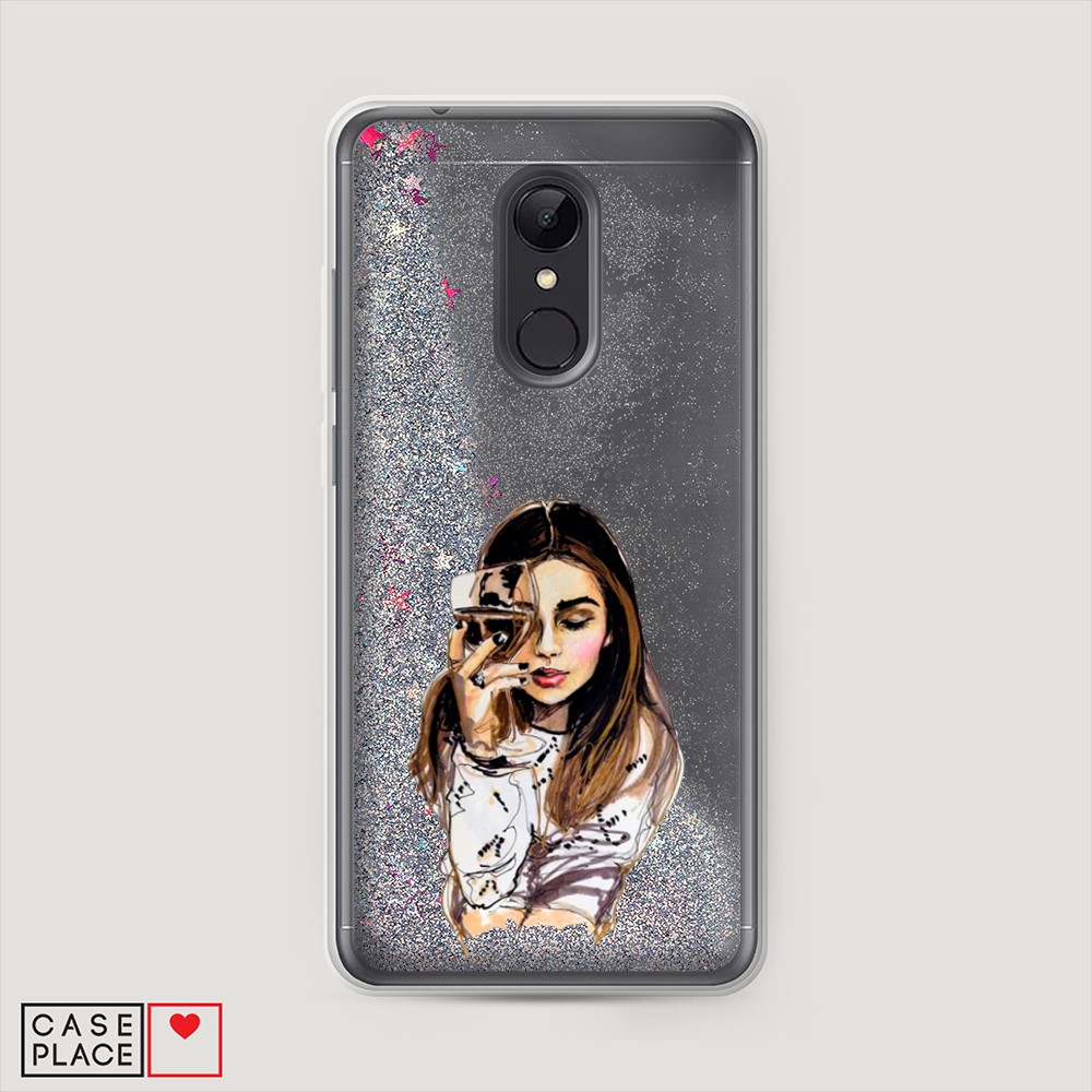 

Чехол Awog на Xiaomi Redmi 5 "Девушка с бокалом", Разноцветный, 33091-1