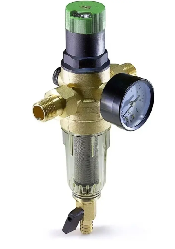 

Фильтр механической очистки TIM TIM-JH-1007 муфтовый (НР/НР) 1/2", латунь