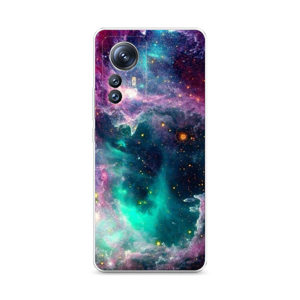 

Чехол на Xiaomi 12S Pro "Звездные облака", Розовый;бежевый, 316150-2