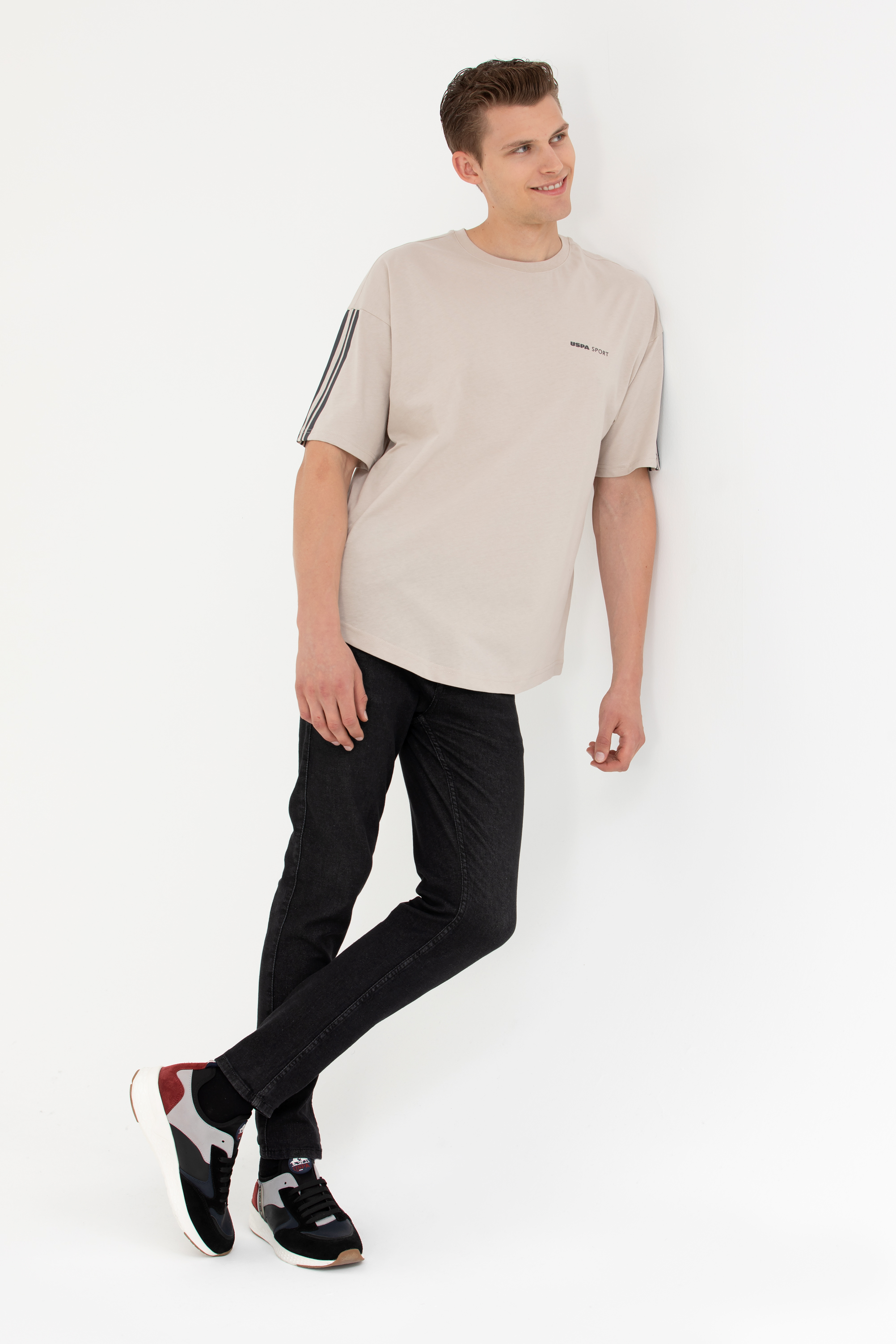 

Футболка мужская U.S. POLO Assn. G081SZ0110GULCI бежевая M, Бежевый, G081SZ0110GULCI