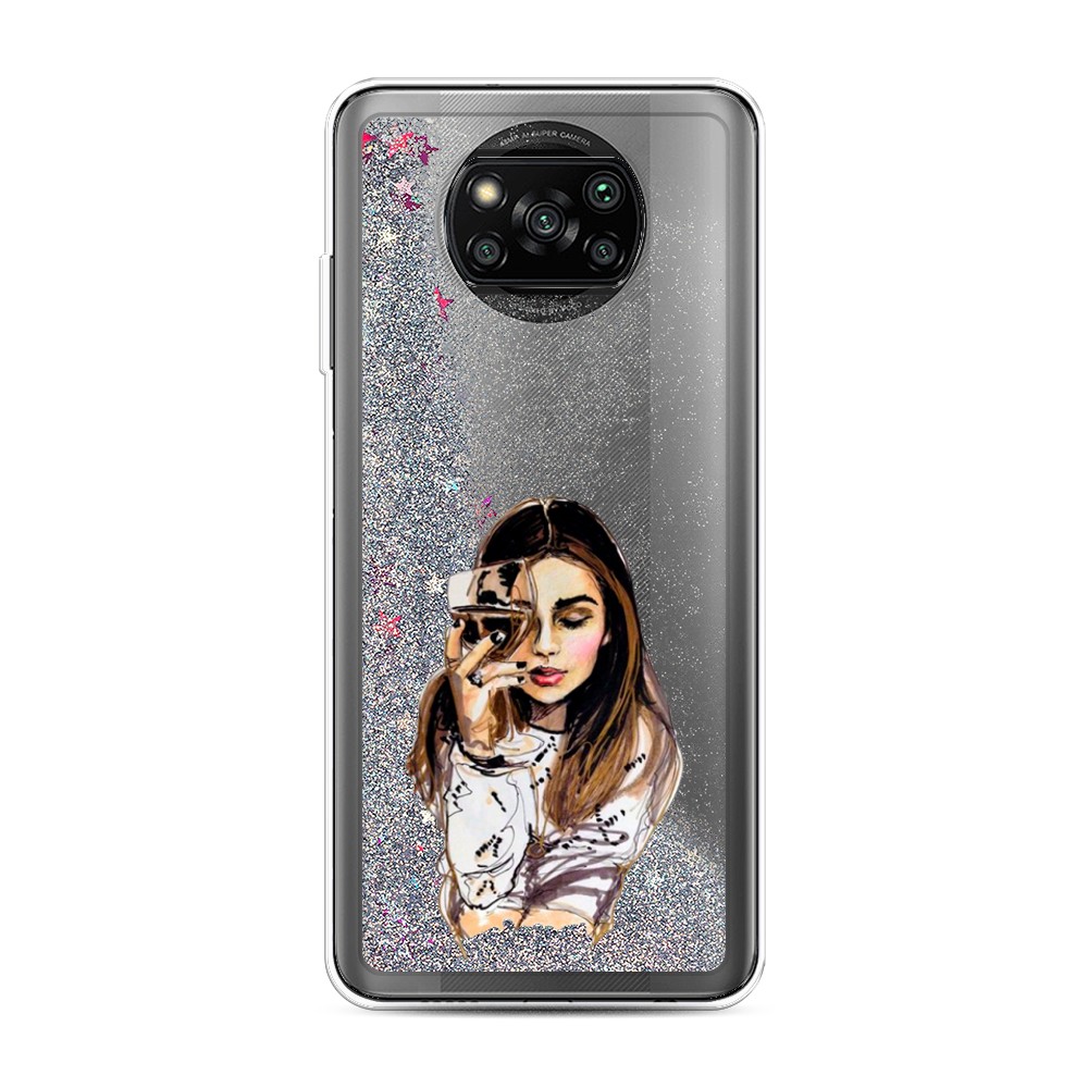 

Чехол Awog на Poco X3/X3 Pro "Девушка с бокалом", Разноцветный, 310691-1