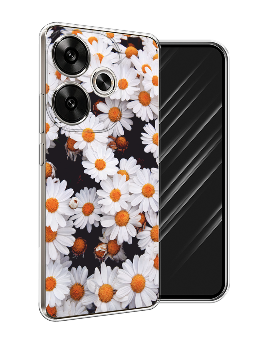 

Чехол Awog на Xiaomi Redmi Turbo 3 "Ромашковое поле", Белый, 322150-1