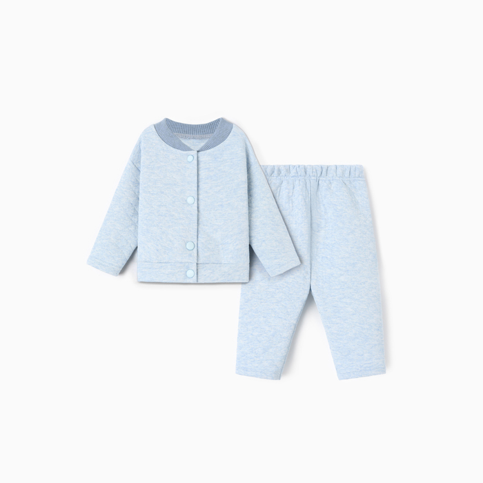 

Костюм повседневный детский Крошка Я Basic Line, Голубой, 74, Basic Line