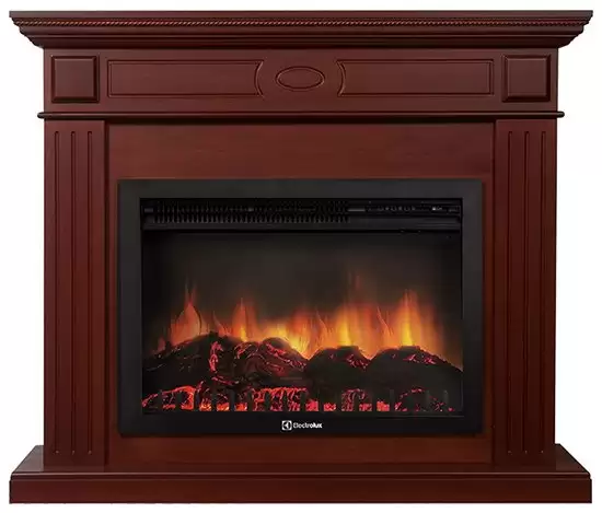 

Каминокомплект Electrolux Bianco 25 с очагом EFP/P-2520LS шпон красное дерево, Bianco 25 с очагом EFP/P-2520LS