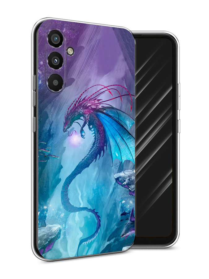 

Чехол Awog на Samsung Galaxy A34 "Водный дракон", Голубой;фиолетовый;синий, 2107850-2