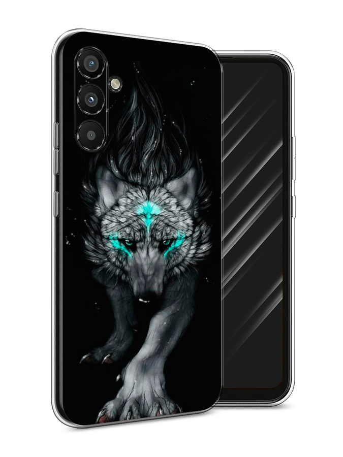 

Чехол Awog на Samsung Galaxy A34 "Волшебный волк", Черный;серый, 2107850-2