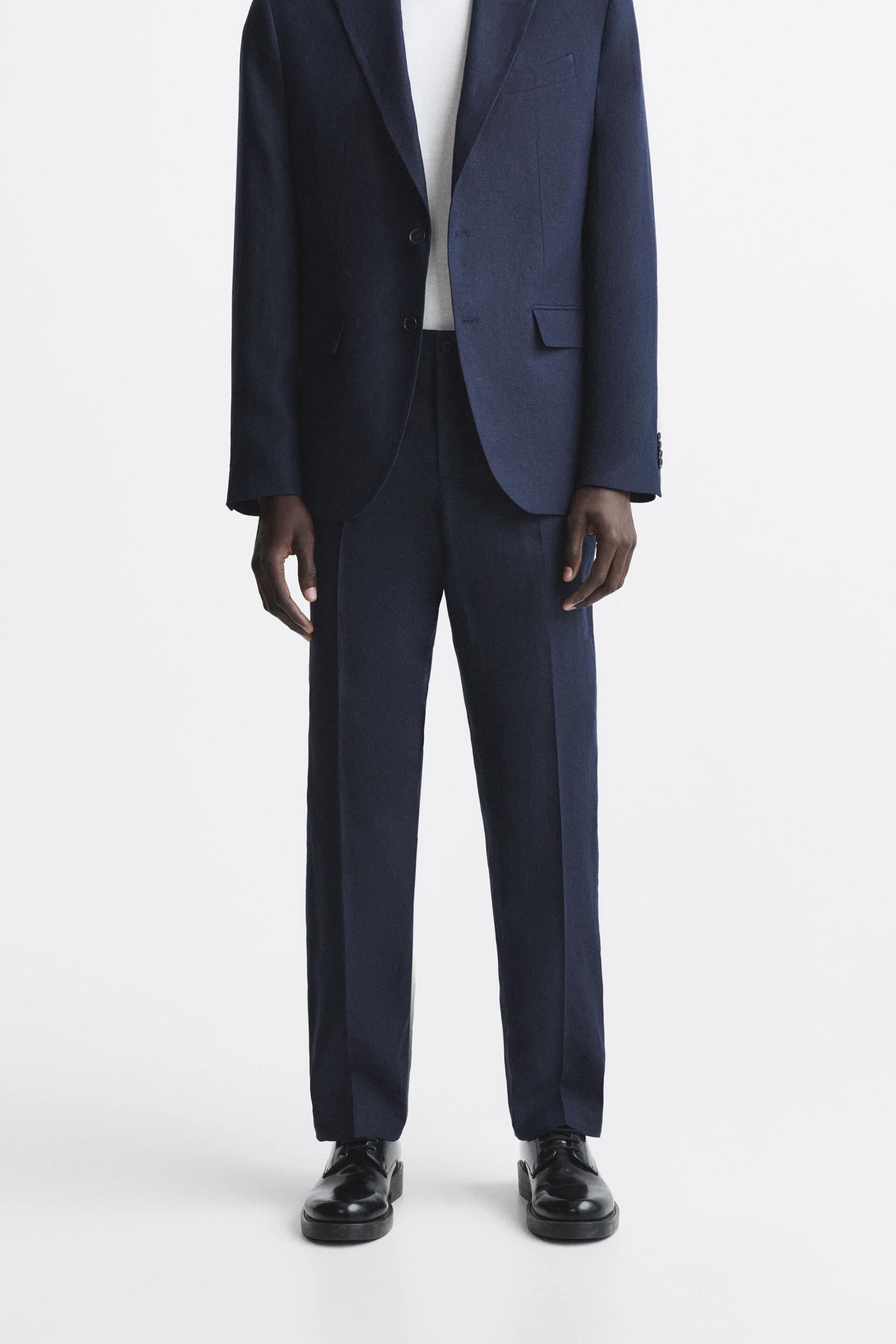 

Брюки мужские ZARA 04468408 синие 42 (доставка из-за рубежа), Синий, 04468408