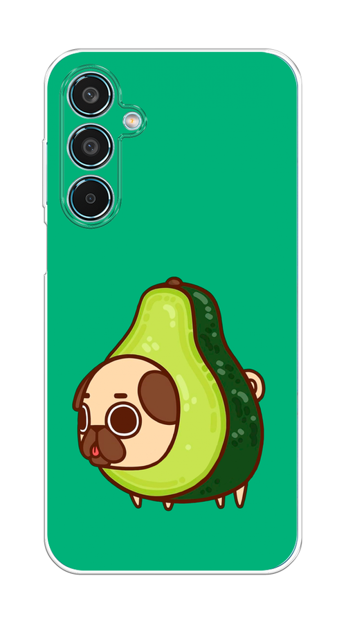 

Чехол на Samsung Galaxy M35 "Мопс авокадик", Зеленый, 2110050-1