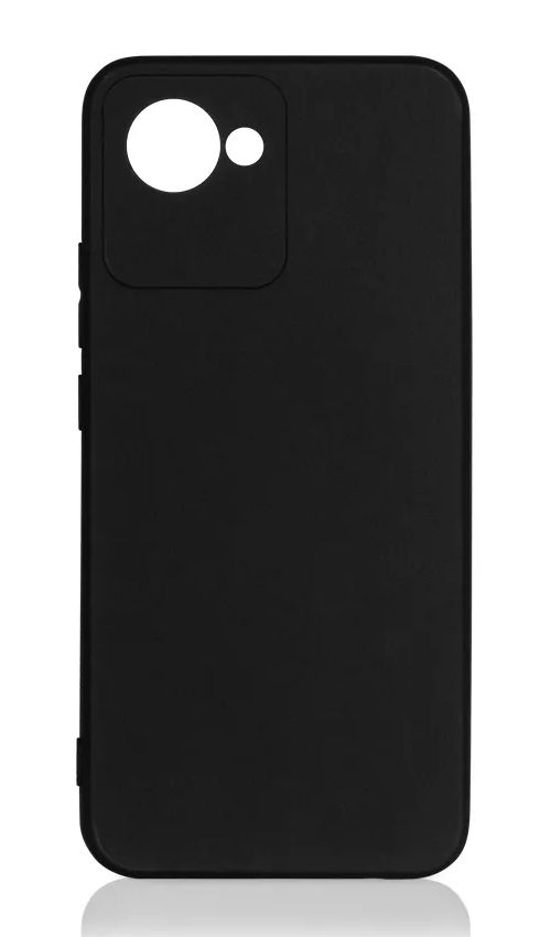 

Чехол матовый для Realme C30, черный