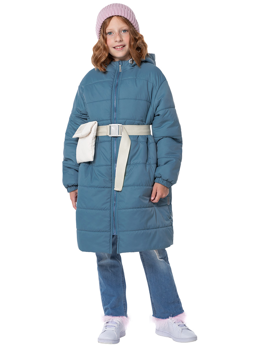 Пальто детское NIKASTYLE 6м6024, зеленый, 146 пальто утепленное мужское shu зеленый