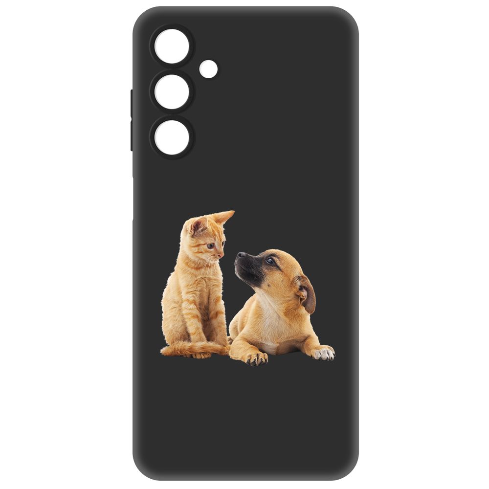 

Чехол-накладка Krutoff Soft Case Лучшие друзья для Samsung Galaxy A25 5G (A256) черный