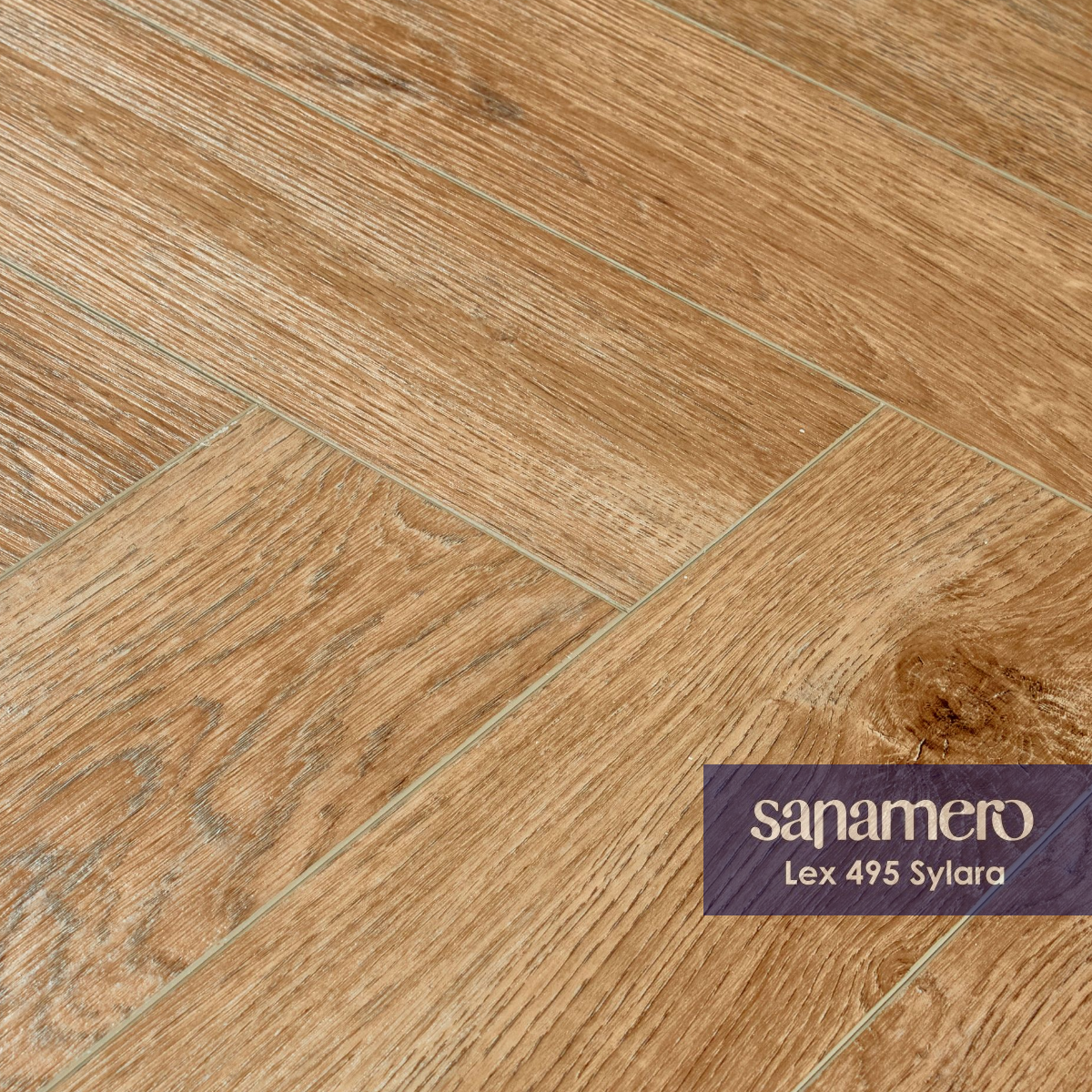 

Кварц-виниловая плитка Sanamero Lex Sylara 640х128 1,31м2, 495, Коричневый, Lex