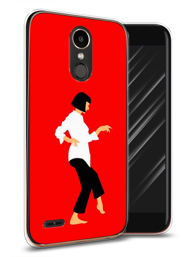 

Чехол Awog на LG K10 2017 "Криминальное чтиво 1", Красный;белый;черный, 81350-7