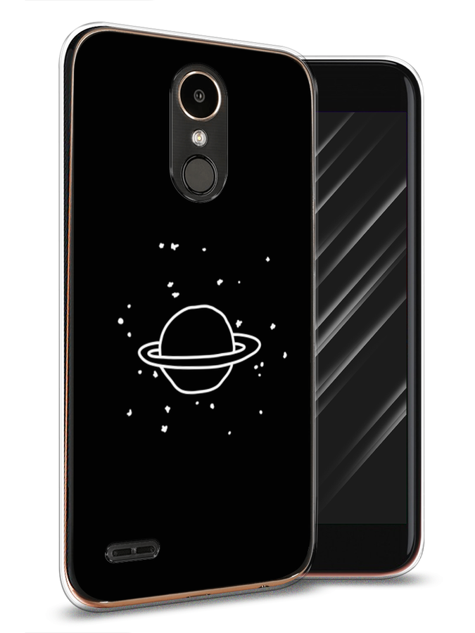 

Чехол Awog на LG K10 2017 "Дудл Юпитера", Белый;черный, 81350-4