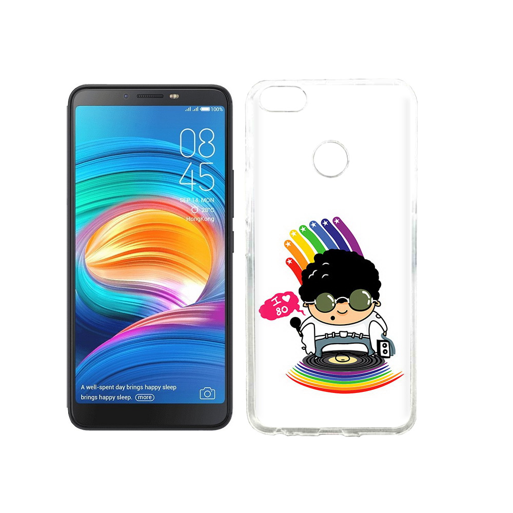 

Чехол MyPads Tocco для Tecno Camon X Я люблю 80-е, Прозрачный, Tocco