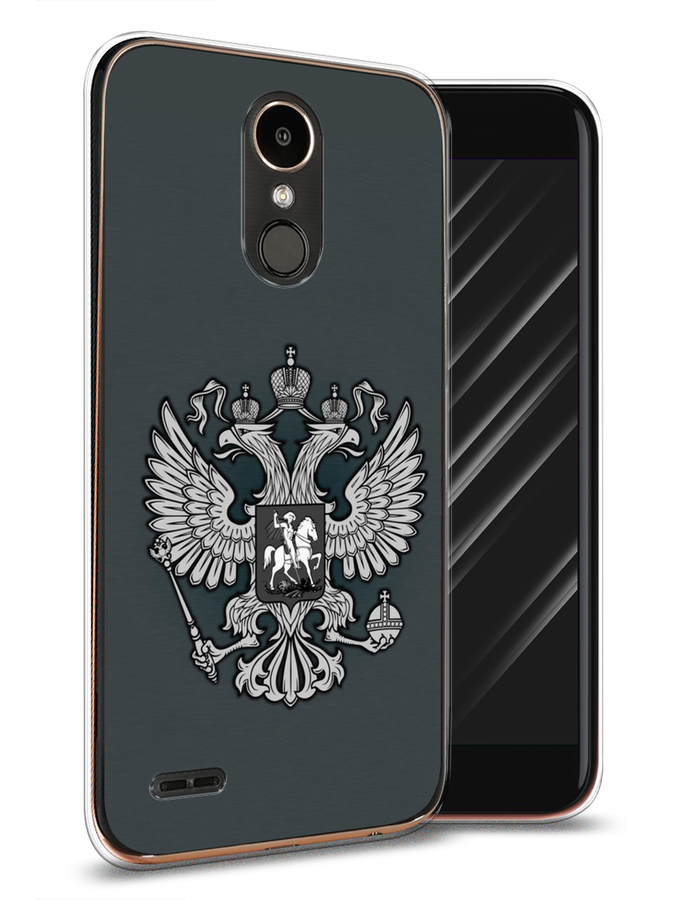 

Чехол Awog на LG K10 2017 "Герб России серый", 81350-5