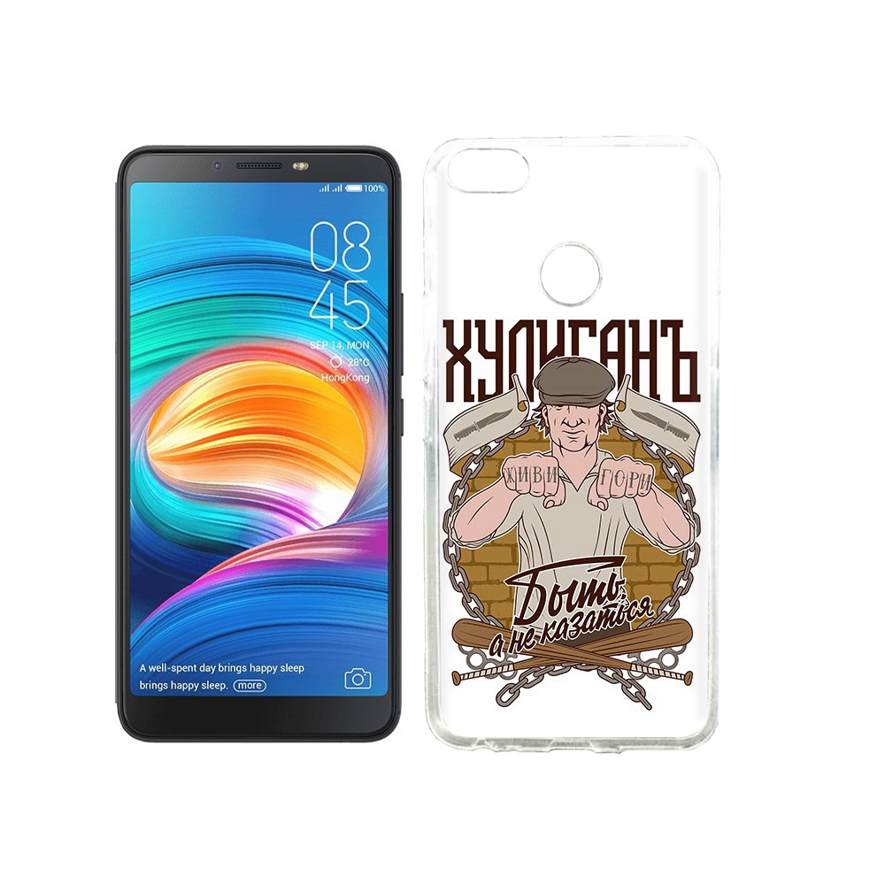 

Чехол MyPads Tocco для Tecno Camon X Хулиган, Прозрачный, Tocco