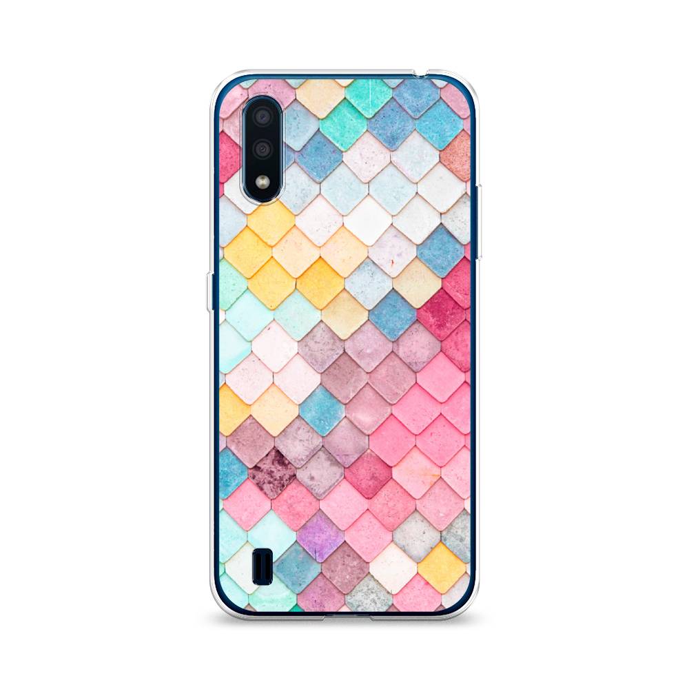 

Чехол Awog на Samsung Galaxy M01 / Самсунг M01 "Нежные ромбики", Красный, 2101150-4