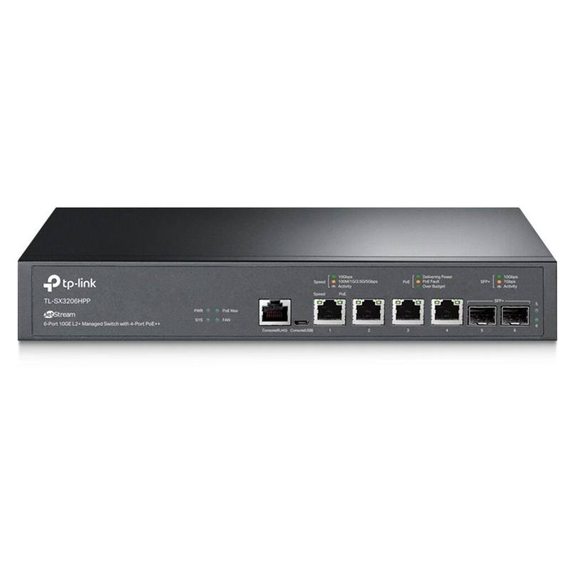 

Коммутатор TP-Link TL-SX3206HPP черный
