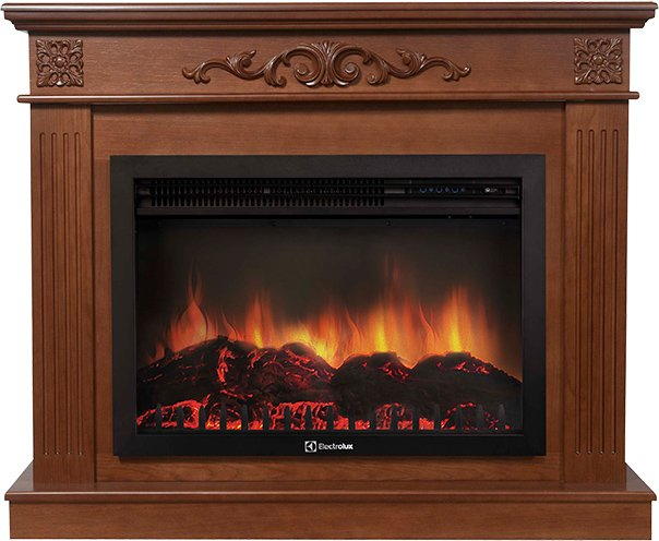 

Каминокомплект Electrolux Noce 30 с очагом EFP/P-3020LS шпон темный дуб, Electrolux Noce 30 с очагом EFP/P-3020LS