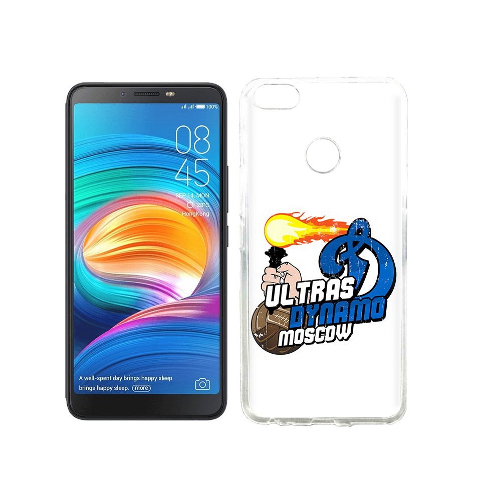 

Чехол MyPads Tocco для Tecno Camon X ФК Динамо, Прозрачный, Tocco