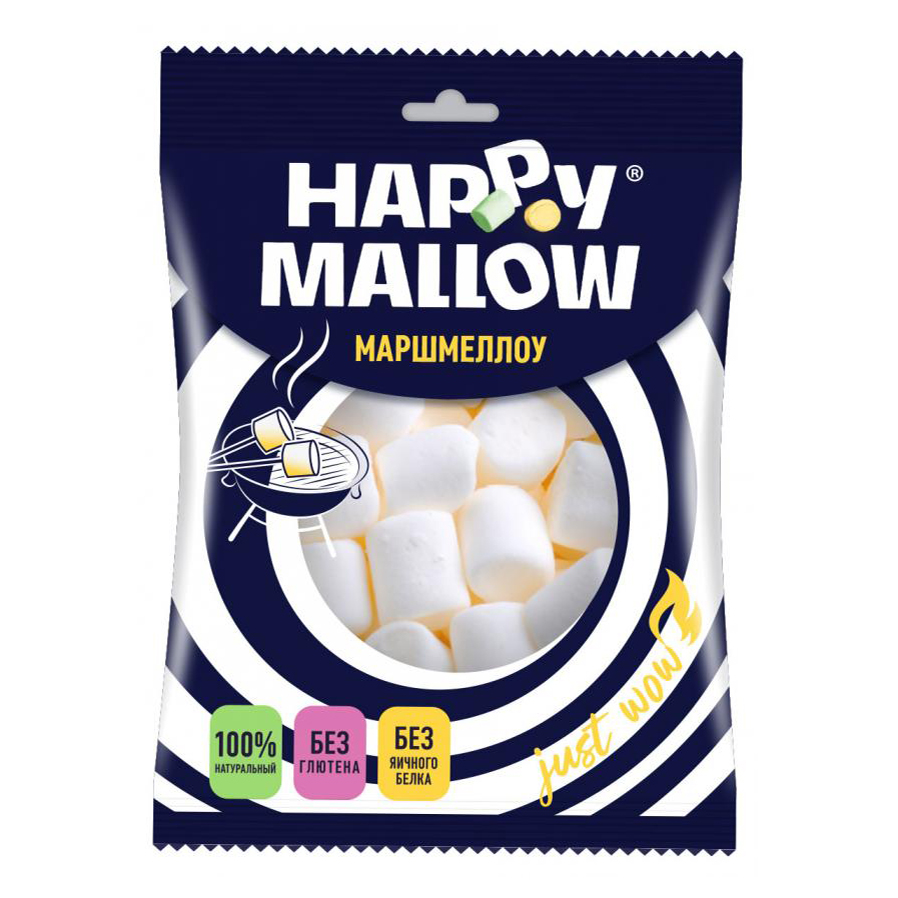 фото Зефир happy mallow для десертов воздушный 135 г