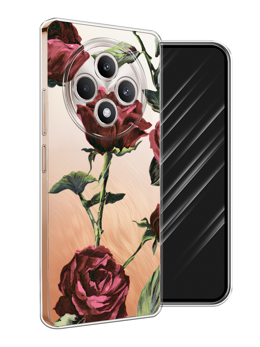 

Чехол Awog на Oppo Reno 12F "Бордовые розы фон", Бордовый, 2517850-1