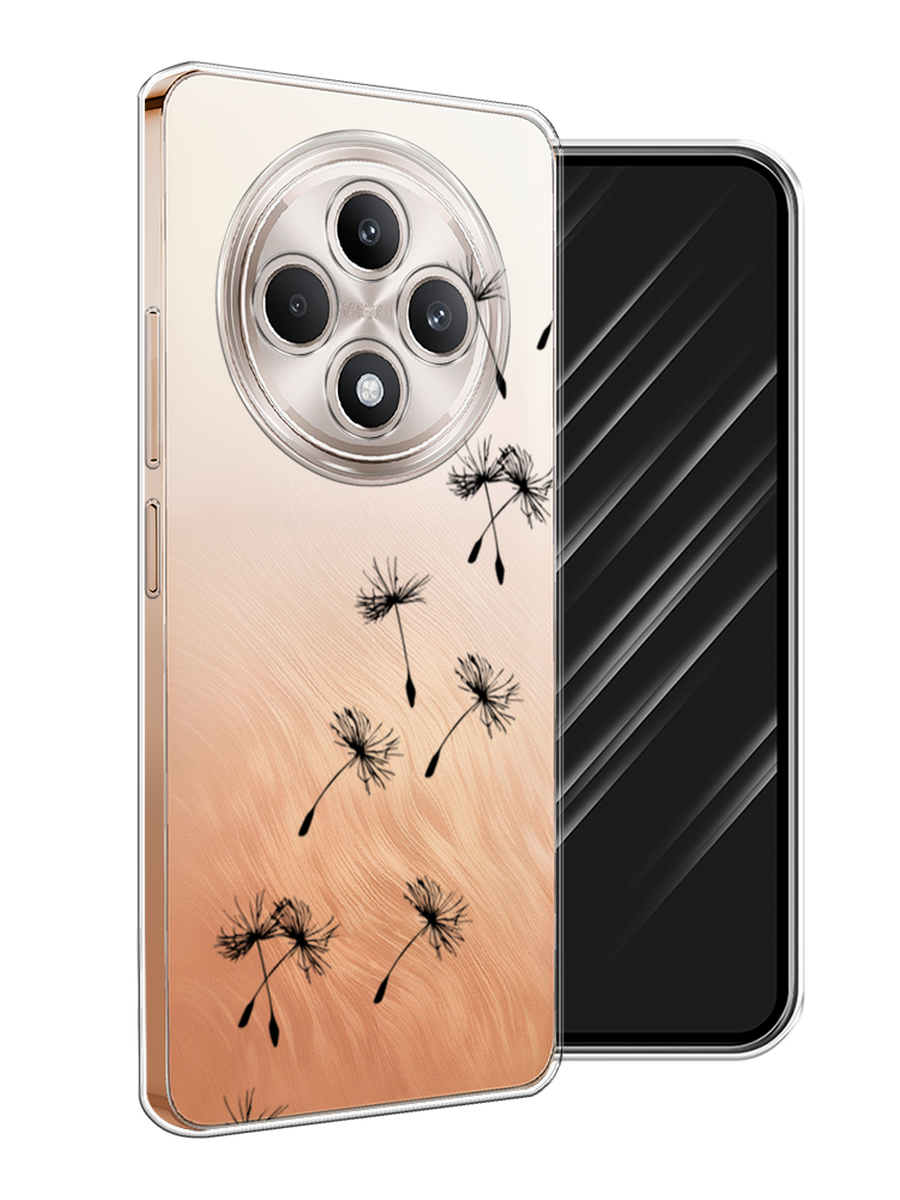

Чехол Awog на Oppo Reno 12F "Летящие одуванчики", Черный, 2517850-1