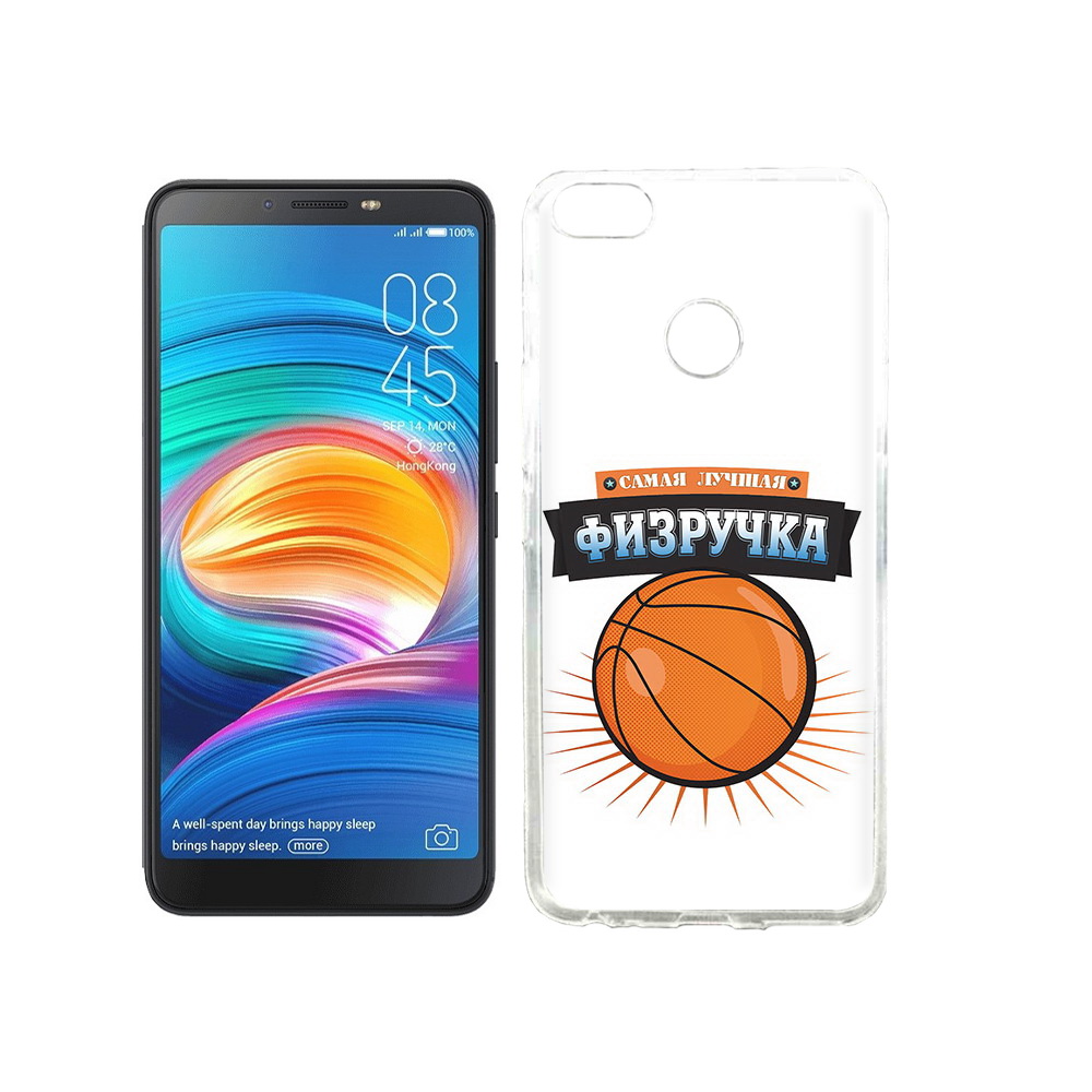 

Чехол MyPads Tocco для Tecno Camon X Самая лучшая физручка, Прозрачный, Tocco