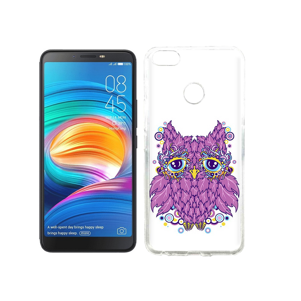 

Чехол MyPads Tocco для Tecno Camon X Розовая сова, Прозрачный, Tocco