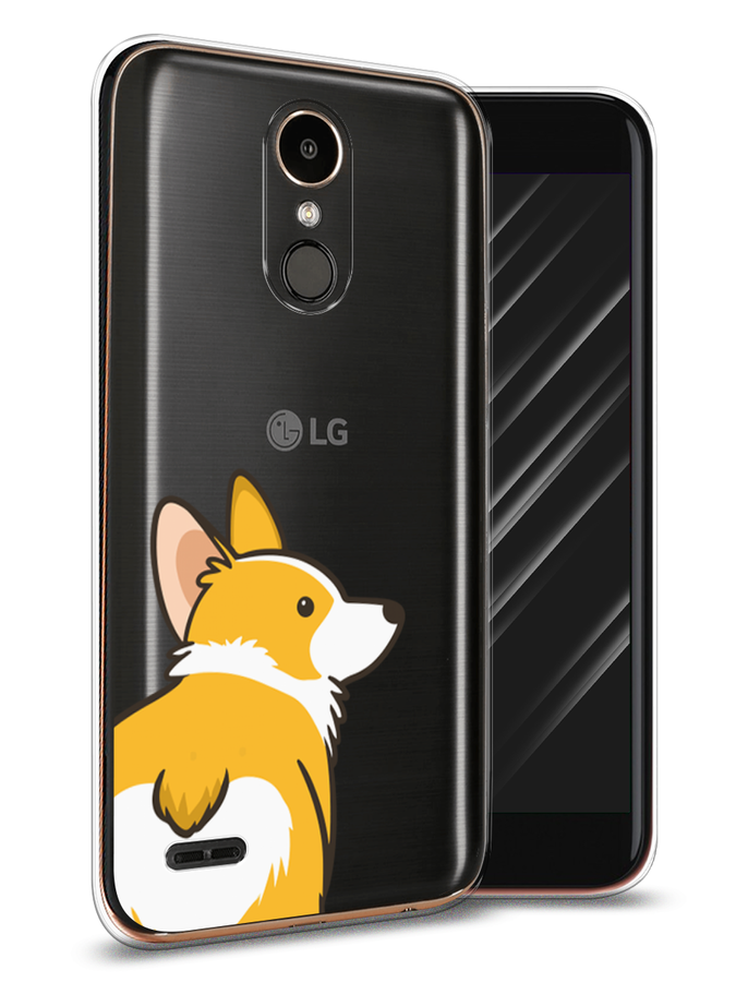 

Чехол Awog на LG K10 2017 "Корги следуй за мной", Желтый;бежевый;белый, 81350-2