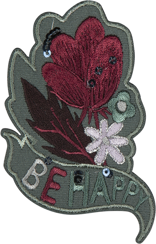 

Термоаппликация 38925 Будь счастлив, Аппликации, бантики, термотрансфер