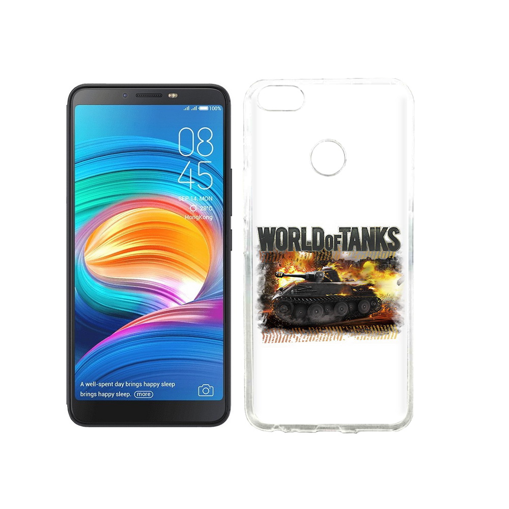

Чехол MyPads Tocco для Tecno Camon X Мир танков-2, Прозрачный, Tocco