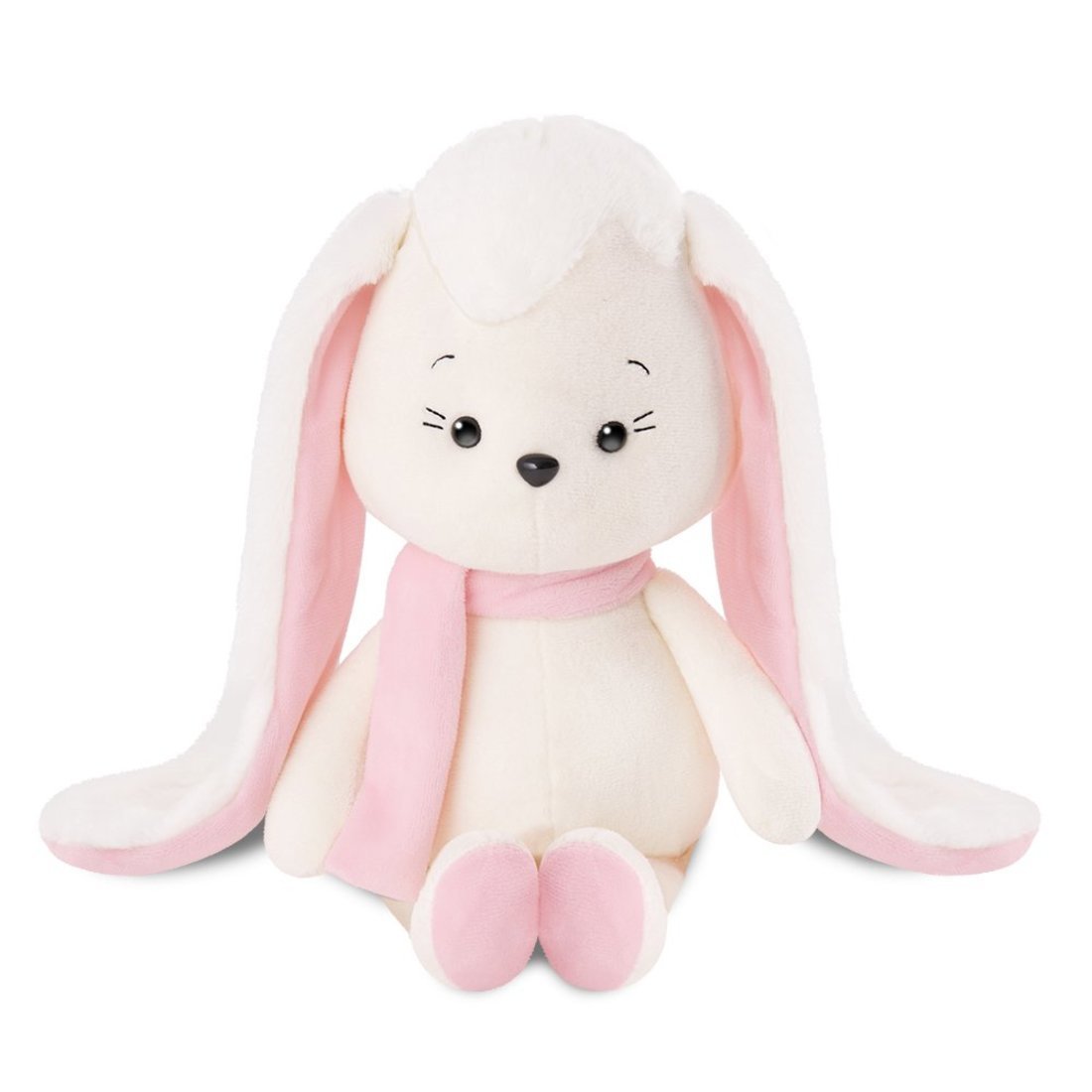 фото Мягкая игрушка maxitoys зайка ева в шарфе 22 см, mt-mrt022215-1-22