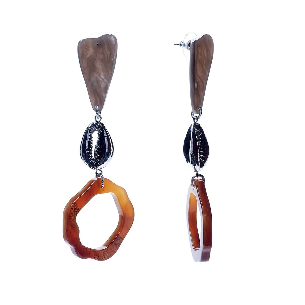 

Серьги из бижутерного сплава с акрилом Moon Paris Mo-1911-200, Mo-1911-200