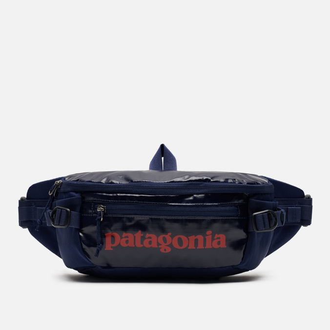 фото Поясная сумка мужская patagonia black hole синяя