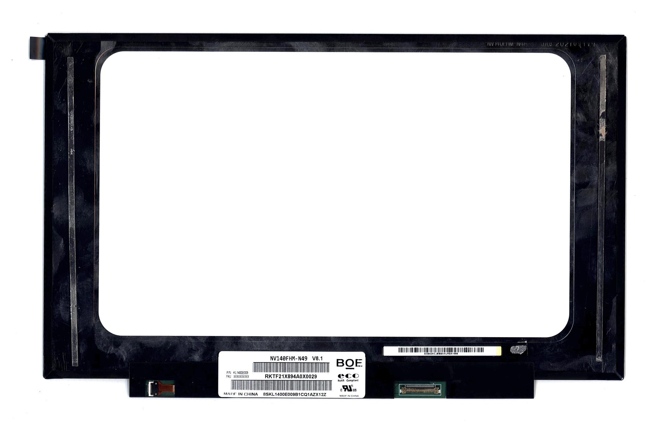 

Матрица OEM для ноутбука NV140FHM-N49 v.8 (100177588V), совместимая с p/n: NV140FHM-N49 v.8