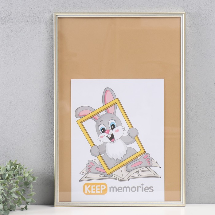 

Фоторамка Keep memories 227-123 пластик 40х60 см, Белый