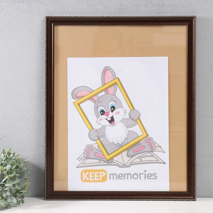 

Фоторамка Keep memories 284-183 пластик 40х50 см, Коричневый