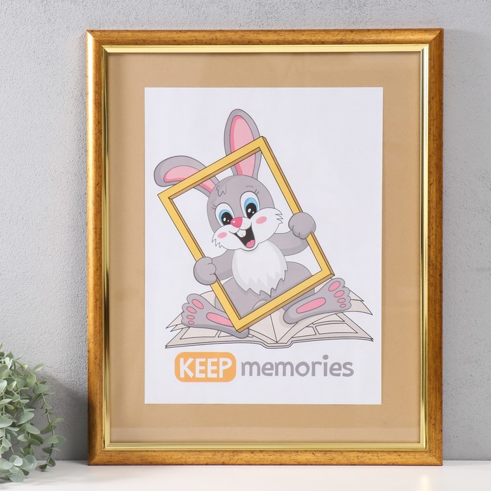 

Фоторамка Keep memories 079-167 пластик 40х50 см, Золотистый