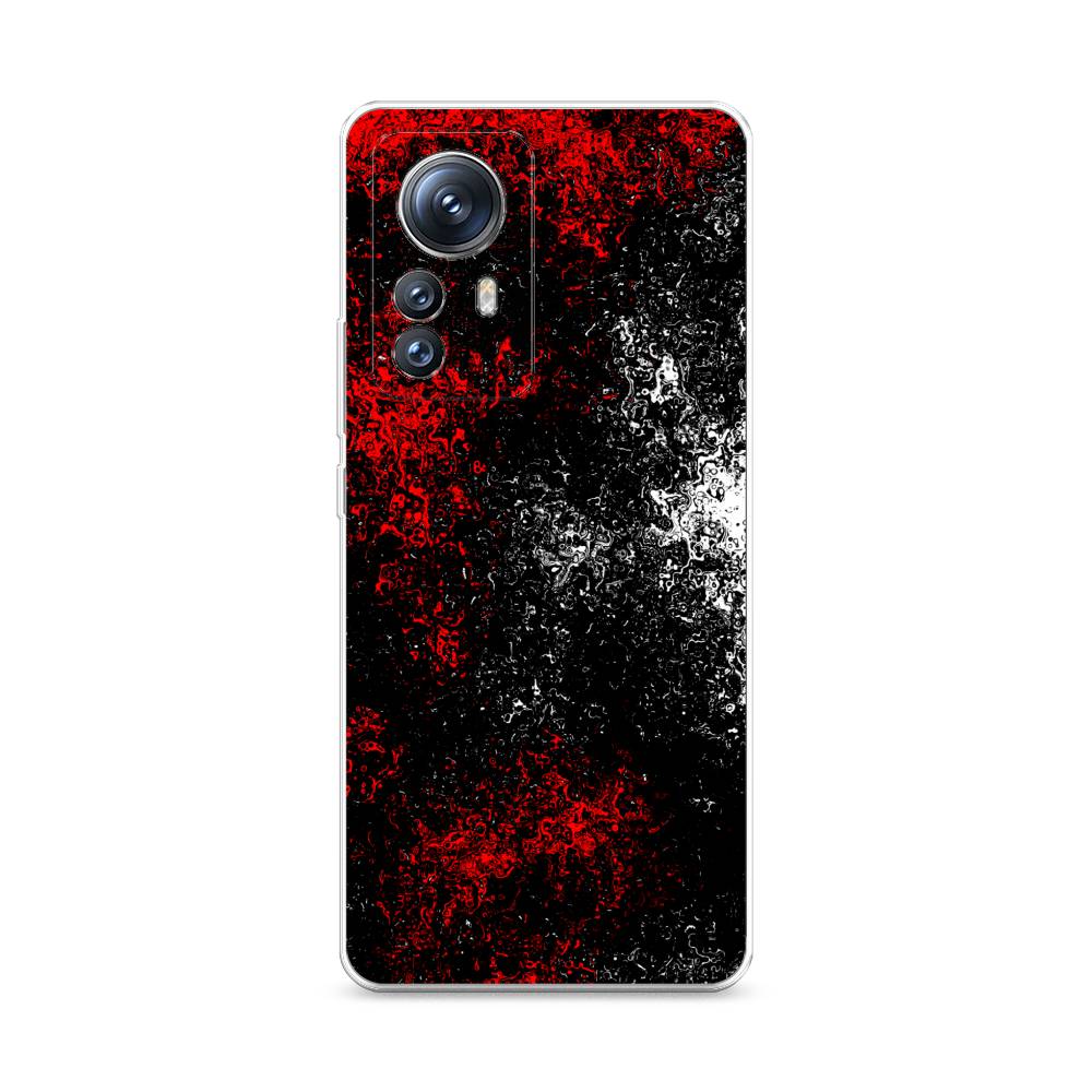 

Чехол на Xiaomi 12S Pro "Монотипия", Красный;черный;белый, 316150-3