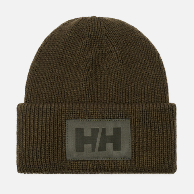 фото Шапка мужская helly hansen hh box beanie хаки, one size