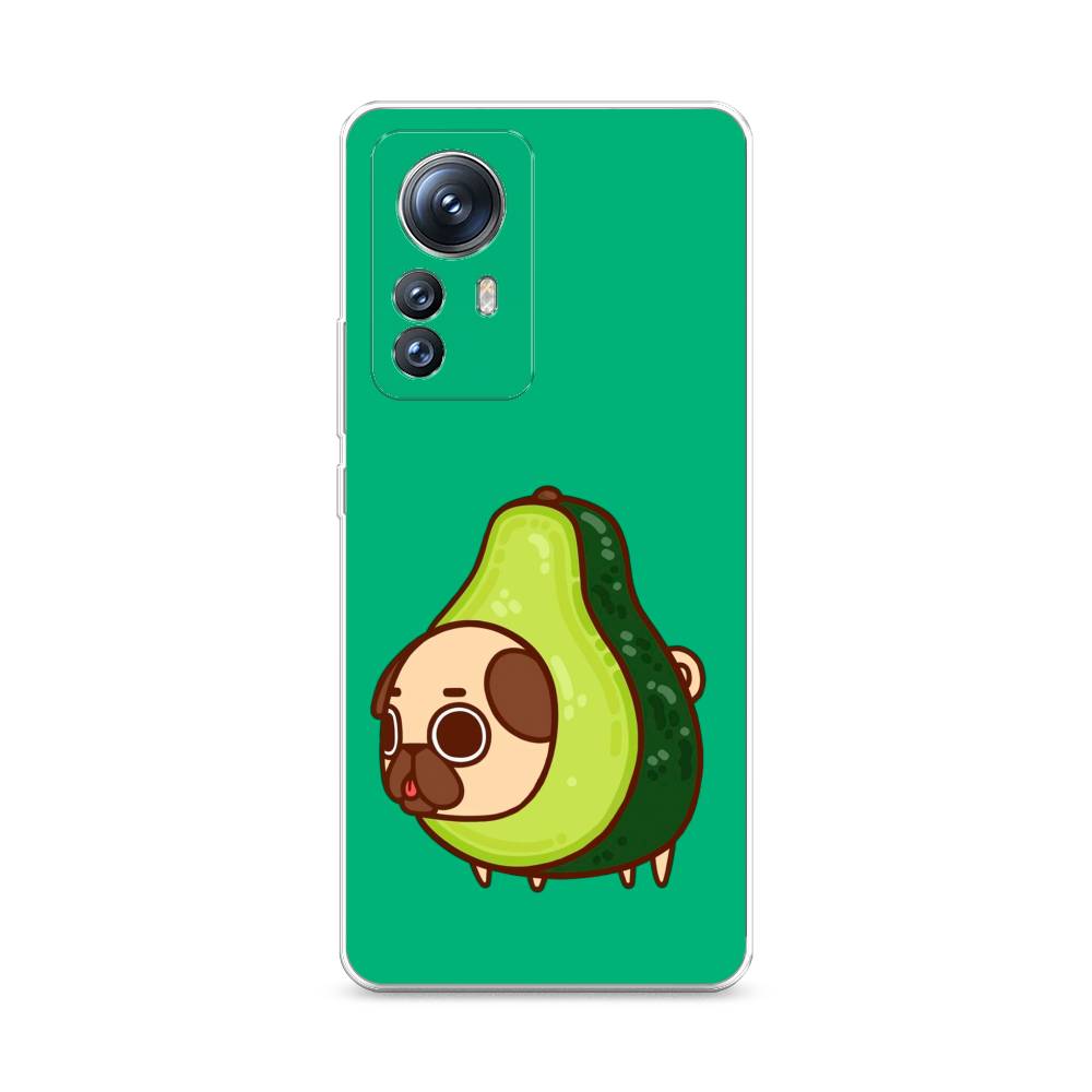 

Чехол на Xiaomi 12S Pro "Мопс авокадик", Зеленый, 316150-1