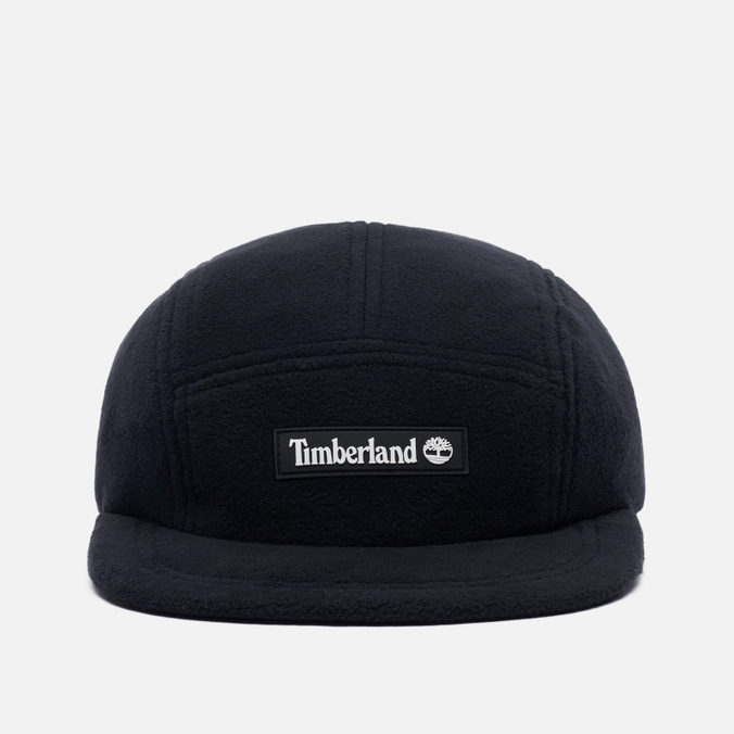 фото Бейсболка мужская timberland fleece flat brim чёрная, one size