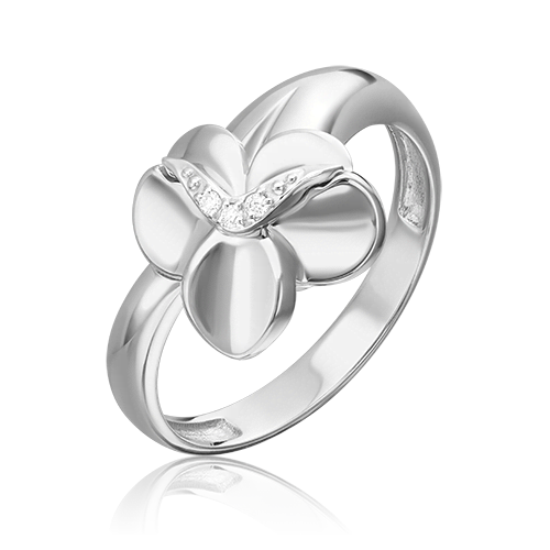 

Кольцо из золота р. 17,5 PLATINA jewelry 01-5605-00-101-1120, бриллиант, 01-5605-00-101-1120