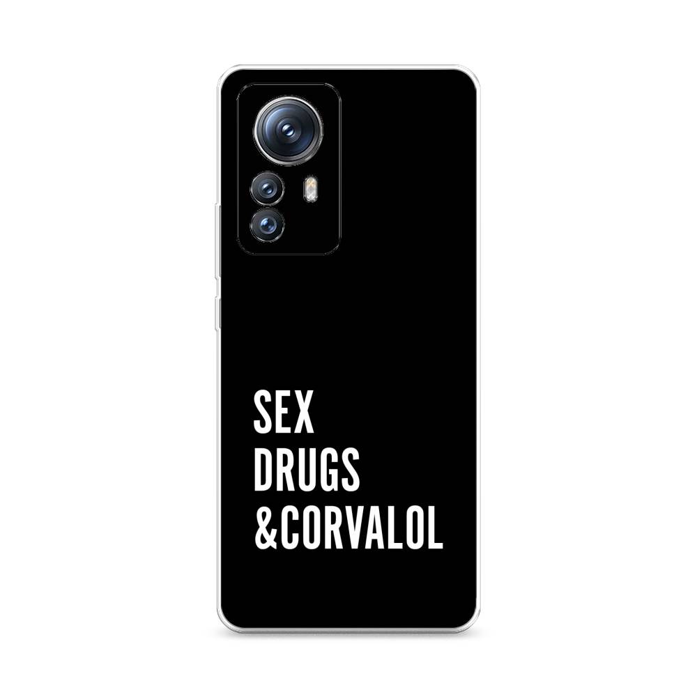 

Чехол на Xiaomi 12S Pro "Corvalol", Черный;серый;белый, 316150-6