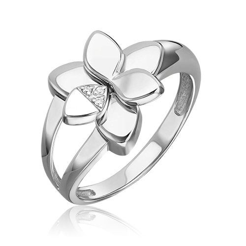 

Кольцо из золота р. 18 PLATINA jewelry 01-5604-00-101-1120, бриллиант, 01-5604-00-101-1120